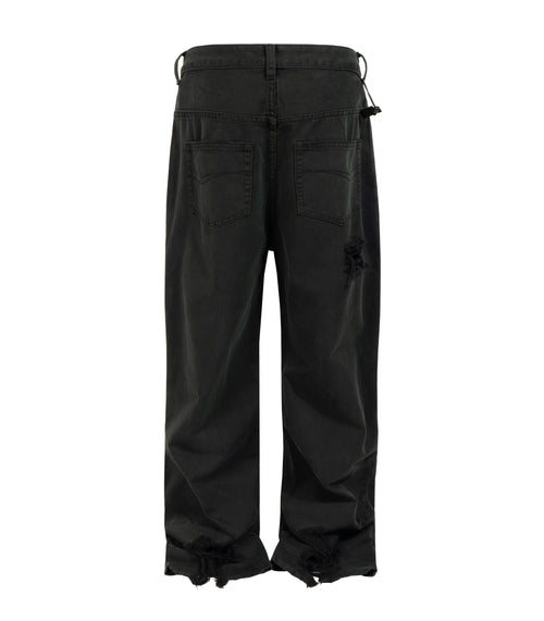 NOIR DESTROYED WORK PANTS